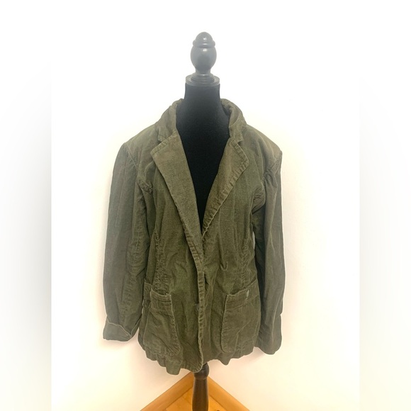 Bitten by Sarah Jessica Parker Olive Blazer Corduroy Vintage - Picture 1 of 7